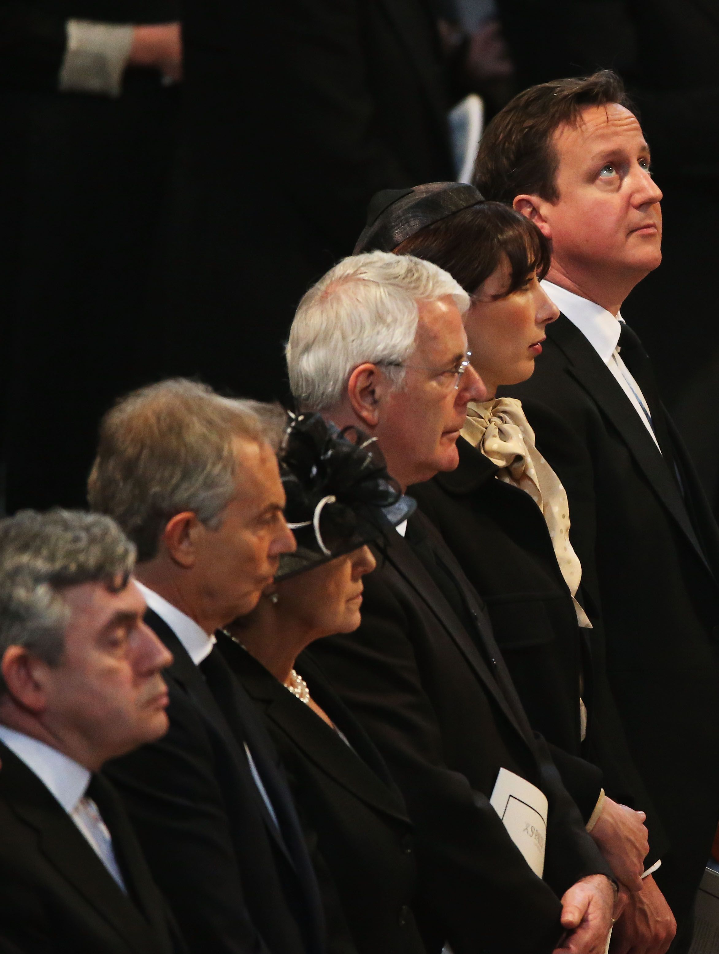 Emotions Clash At Thatcher Funeral The Boston Globe