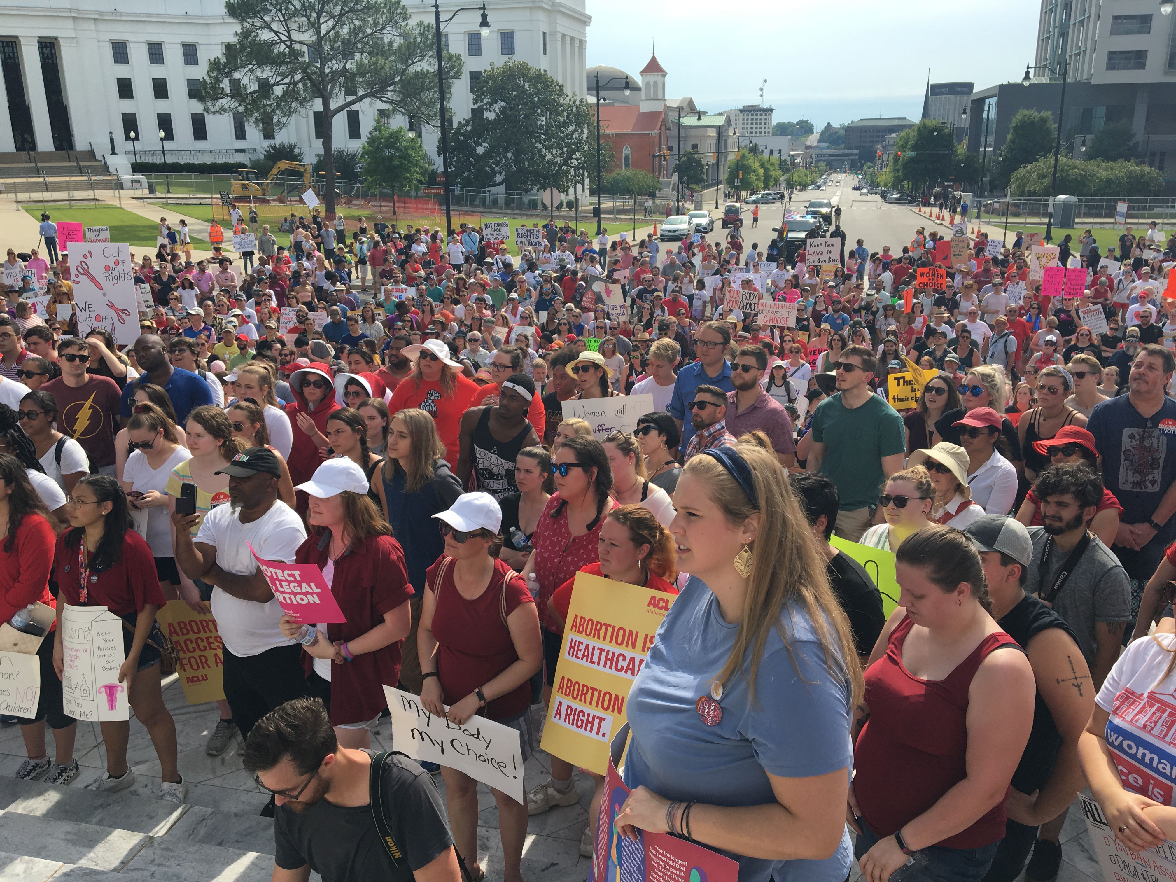 4032px x 3024px - Hundreds turn out to protest abortion law at Alabama Capitol - al.com