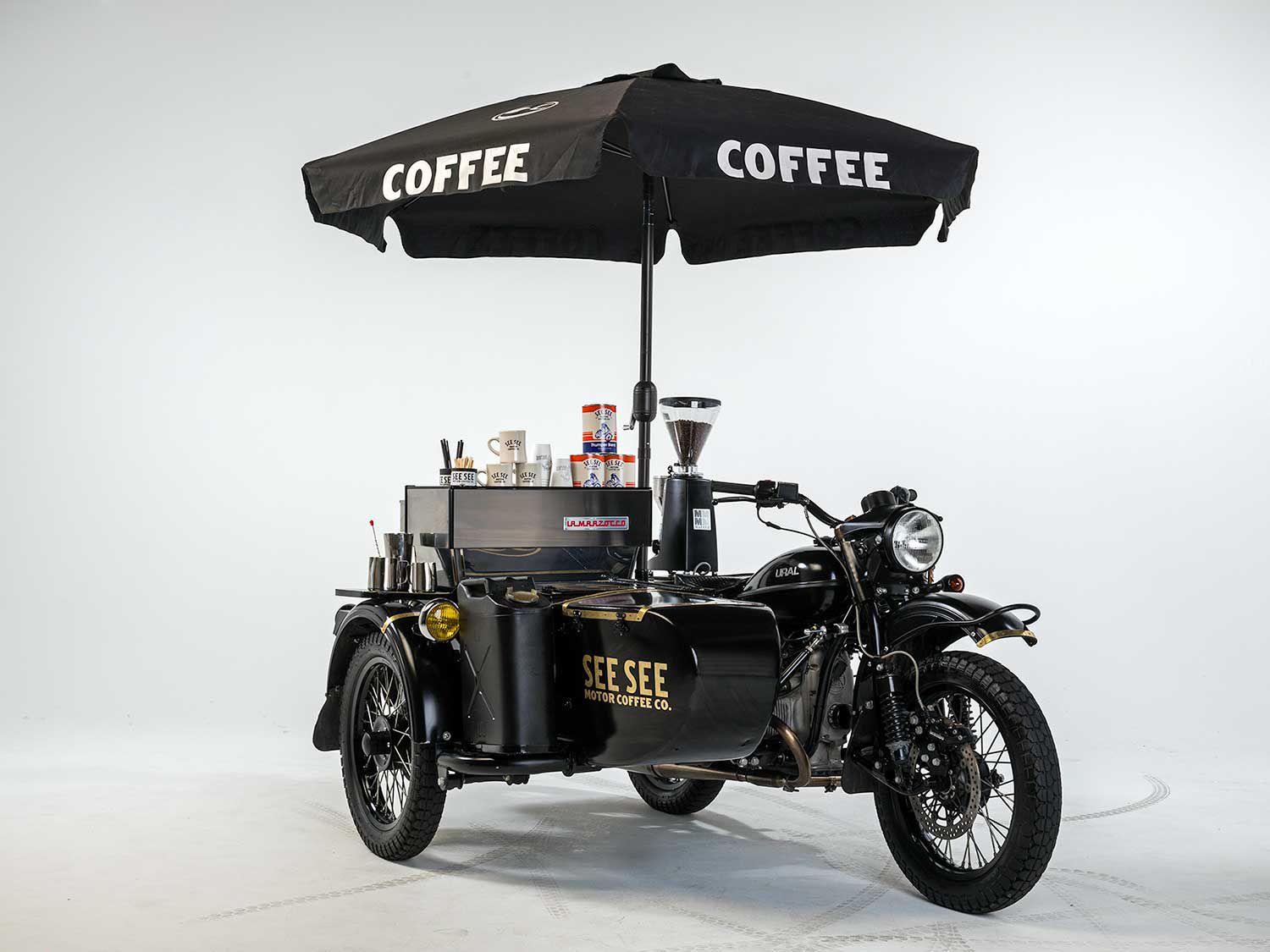 See See Turns A Ural Into A Rolling Coffee Kiosk Motorcycle Cruiser
