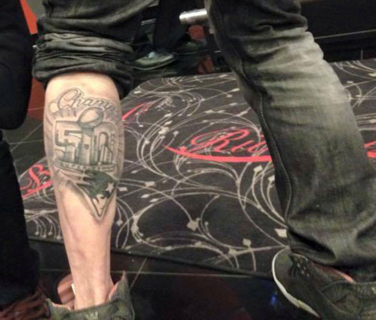 Patriots Fan Doesn T Regret Super Bowl Champs Tattoo The Boston Globe