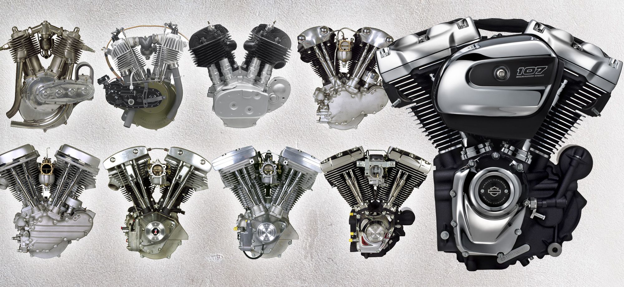 harley engine timeline