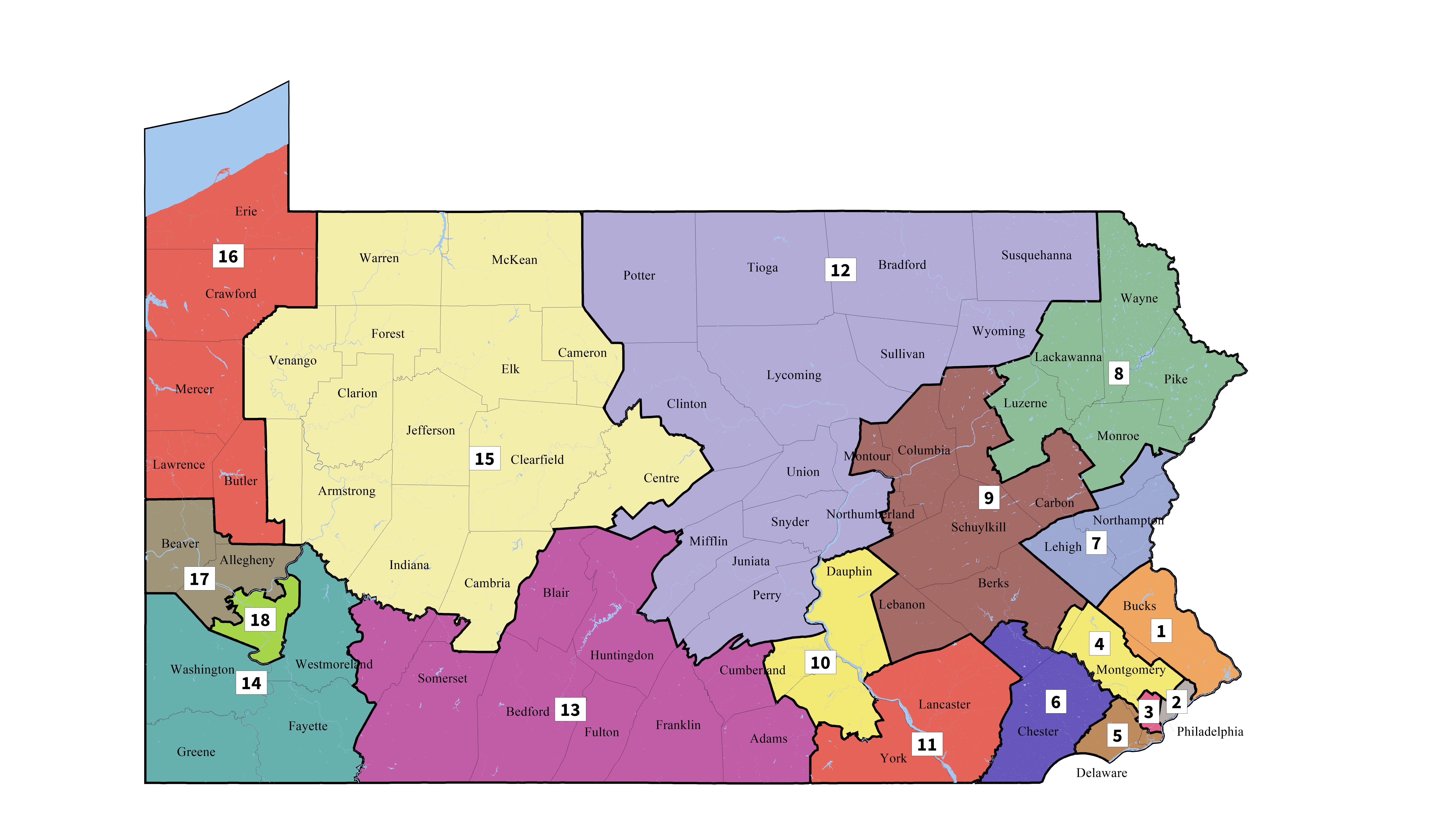 Proof From Pennsylvania A New Ohio Congressional Map Can Quickly