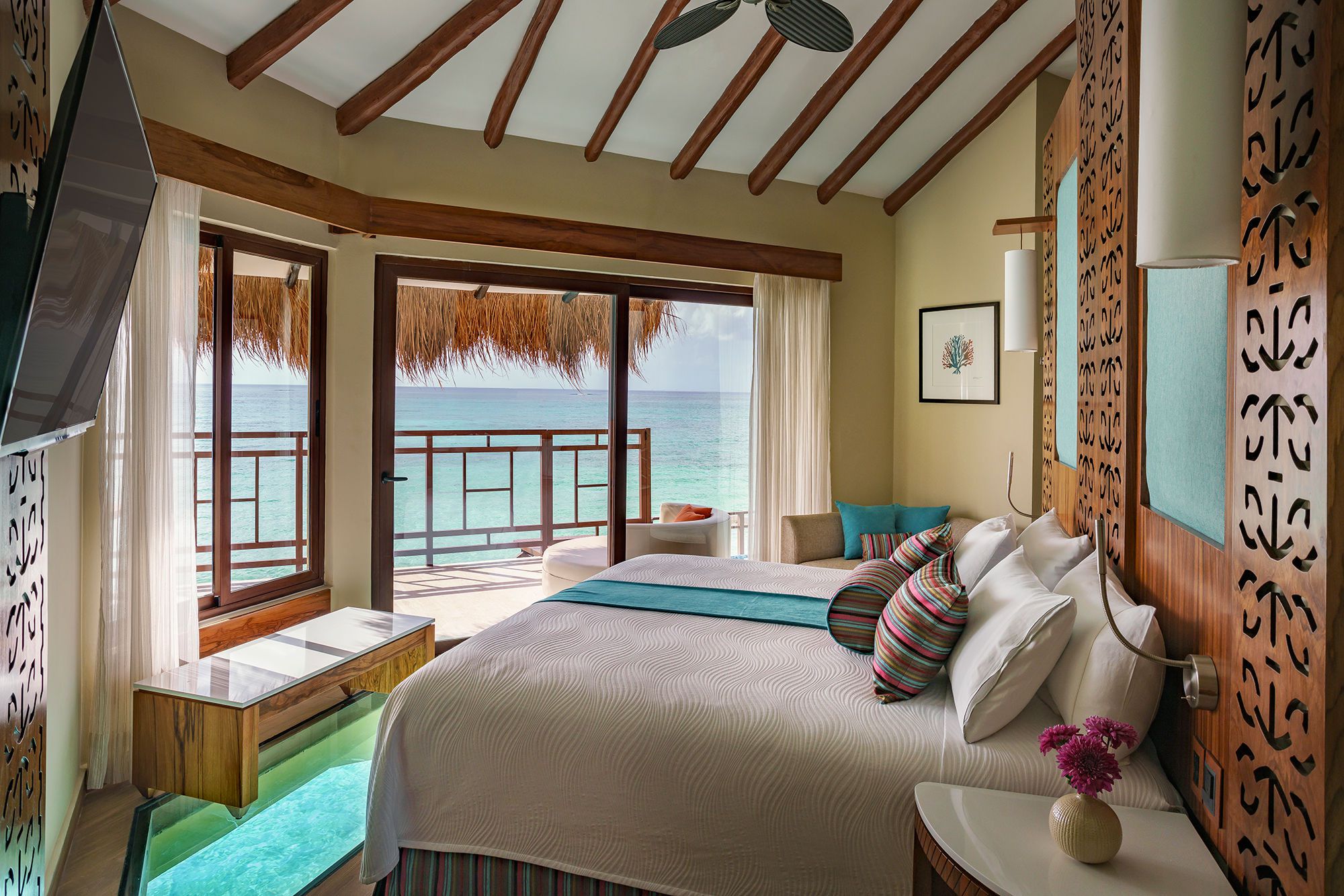 Overwater Bungalows In The Caribbean Islands