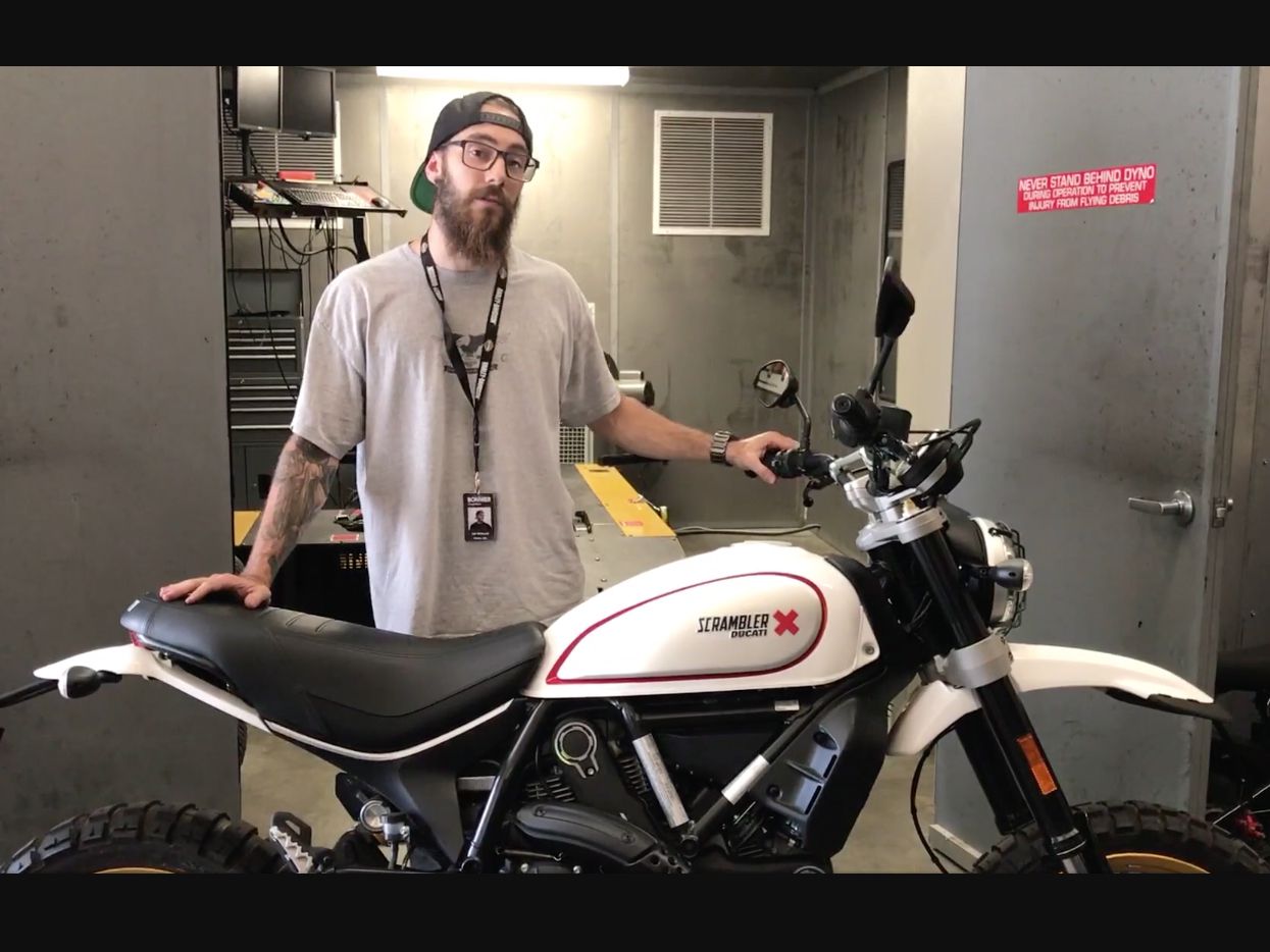 2017 Ducati Scrambler Desert Sled Dyno Test Motorcycle Cruiser