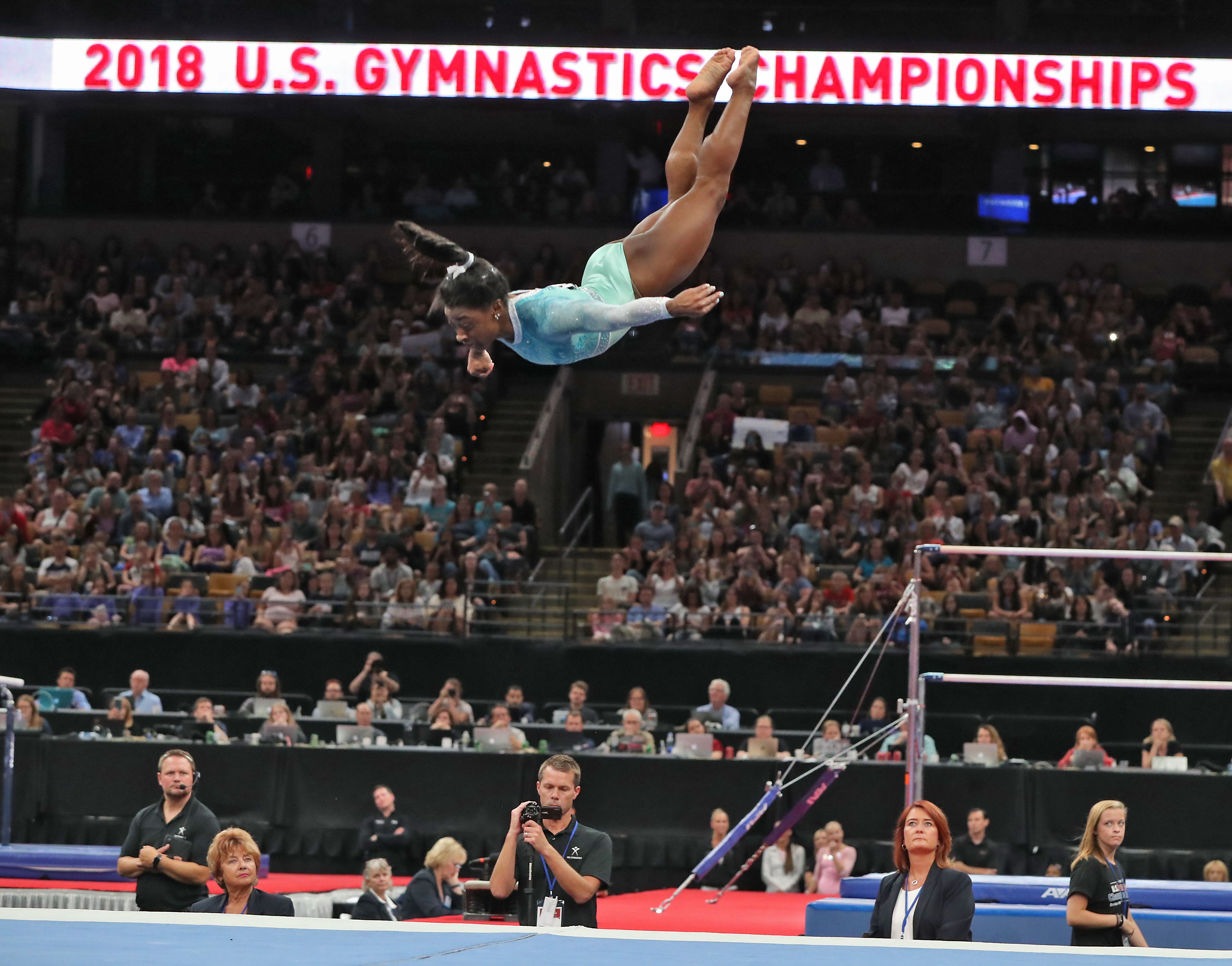 Once Again Simone Biles Is The Top Gymnast In The Country The