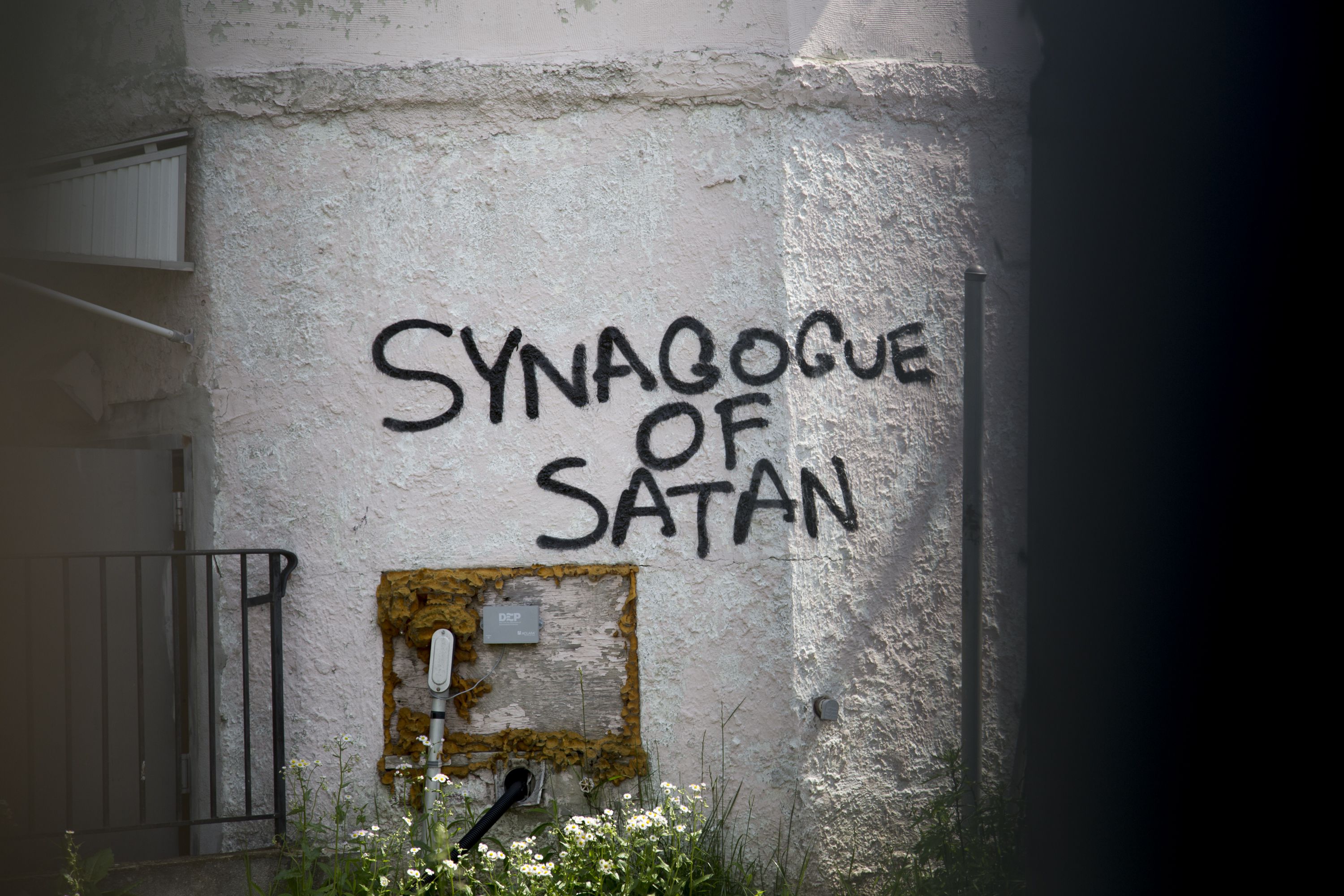 Hate Speech Written On Synagogue Wall On Staten Island