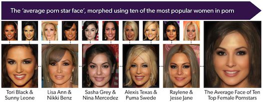 American Female Porn Stars - What The Average American Porn Star Looks Like [Infographic ...