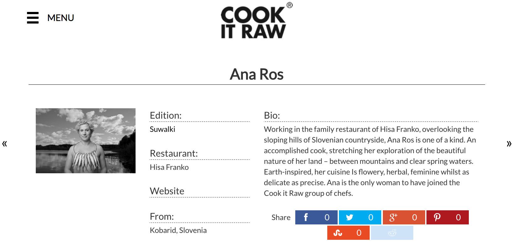 Ana Ros Chef Instagram Why Has No One Heard Of Ana Ros Saveur